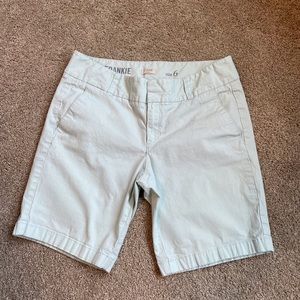 Women's J Crew, "The Frankie" Short in light green